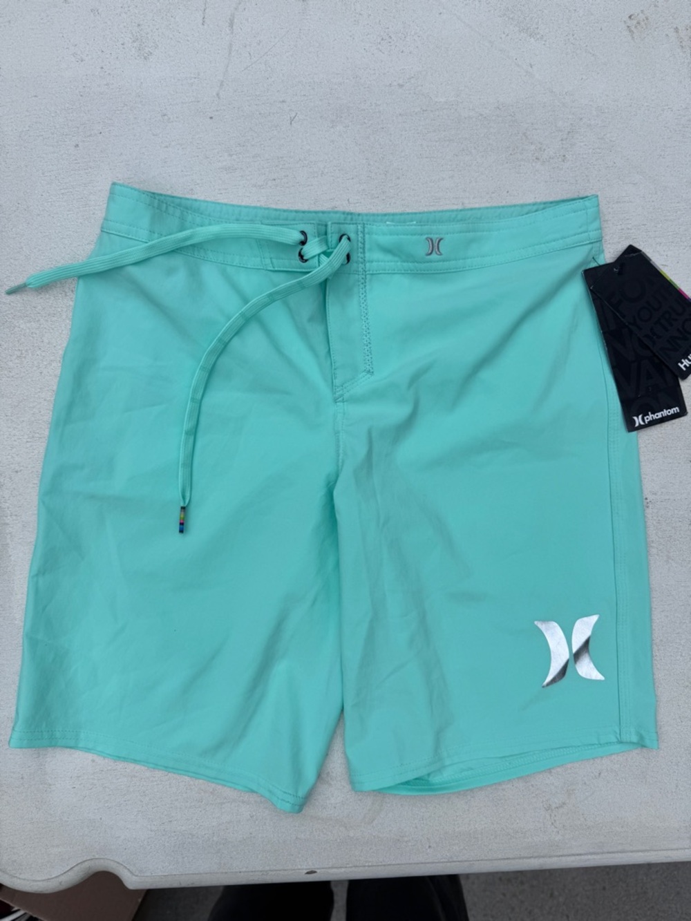 Women's Boardshorts - Hurley Phantom -Teal with Silver Logo